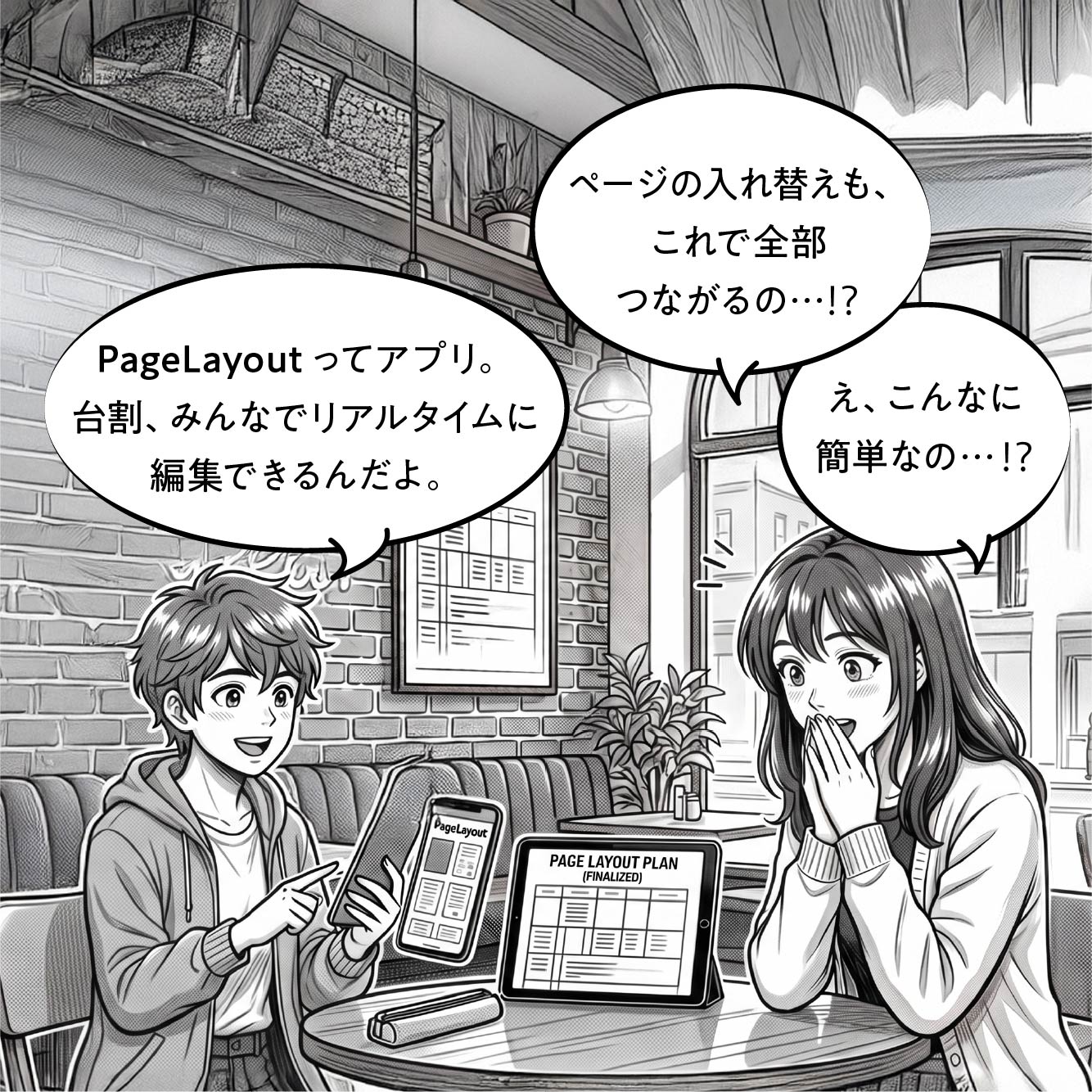 友人からPageLayoutを教えてもらう